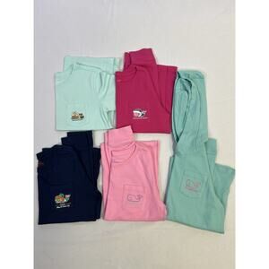 Vineyard Vines Youth Girls Logo Long Sleeve Tops Hoodie Lot Of 5 Sz M 10/12